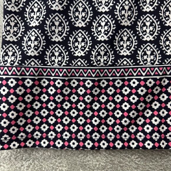 Talbots Dress Womens Plus 2X Black Jersey Stretch Midi Short‎ Sleeves Surplice - Picture 10 of 13